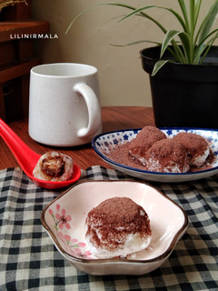 Foto resep Mochi Isi Wafer Caramel (Tanpa Tepung Ketan)