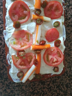 Una foto de Pastel de salmón