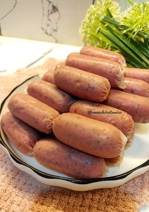 Foto resep Homemade Chicken Bratwurst