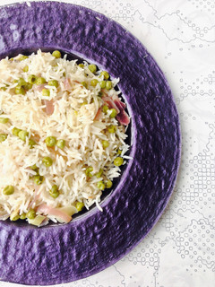 பட்டாணி & தேங்காய் அரிசி செய்முறை முக்கிய புகைப்படம்