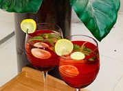 A picture of fruity cocktail