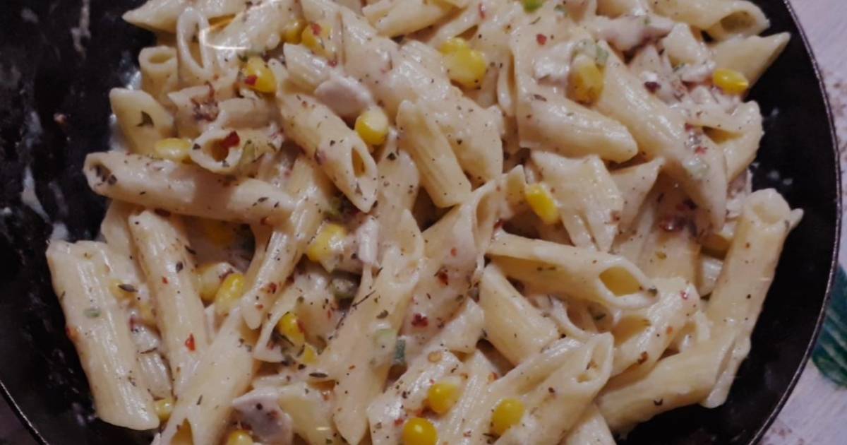 Spicy Chicken Alfredo Pasta Recipe by Niranjana Cookpad