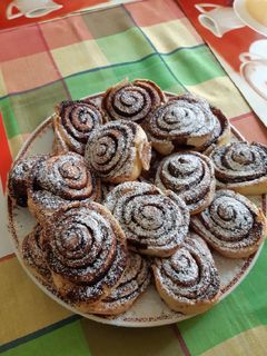 Kakaós csiga recept fotója