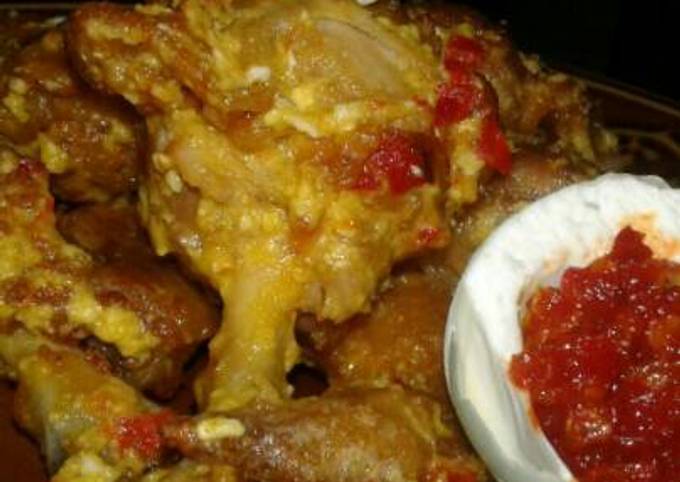 Resep Ayam_goreng_telur_asing oleh Arcdi Ansyah - Cookpad