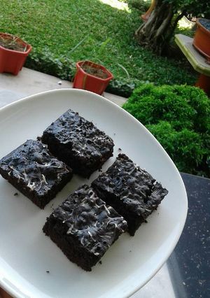 Foto resep Brownies Kopi a la Teh Indy with HappyCall