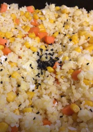 玉米蛋炒飯 的食譜成品照片