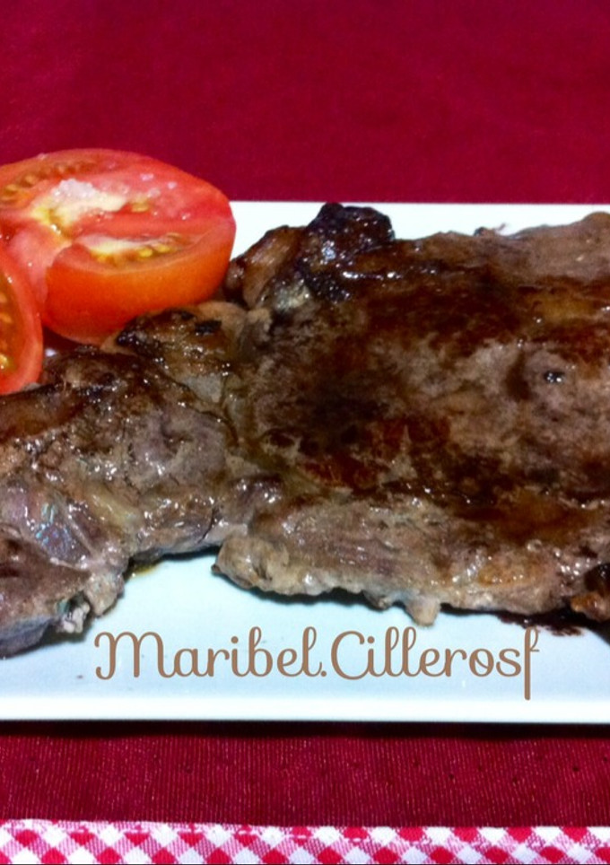 Una foto de Filete de lomo de ternera, Entrecot a la plancha