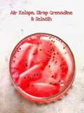Air Kelapa Sirap Grenadine & Selasih