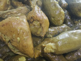 ورق دوالي مع الدجاج والكوسا