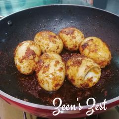 Masala Boiled Ande A picture of Masala Boiled Ande.