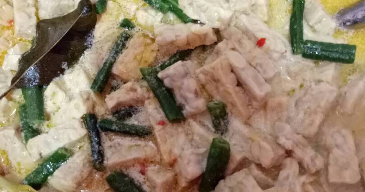 Resep Sayur lodeh tempe kacang panjang oleh bonita Cookpad