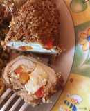 Milanesa rellena integral