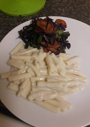 Una foto de Pasta con queso