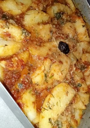 صورة لوصفة بطاطا في الفرن