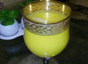 صورة لوصفة عصير المانجا والخيار