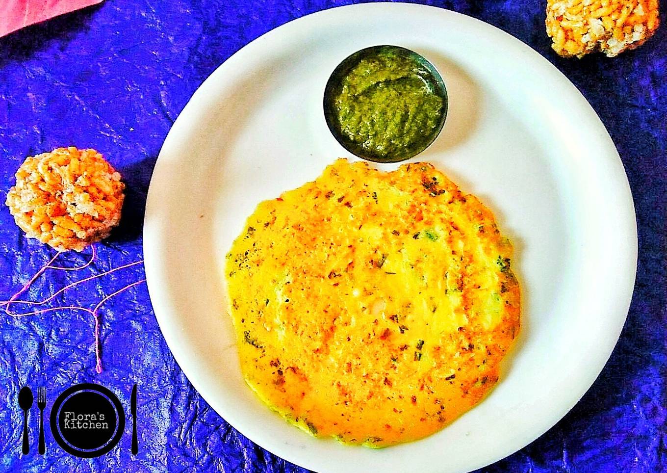 Cholar dal Chilla (split cow peas)