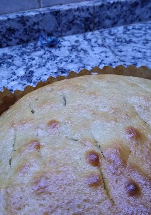 Una foto de Budín de banana fácil