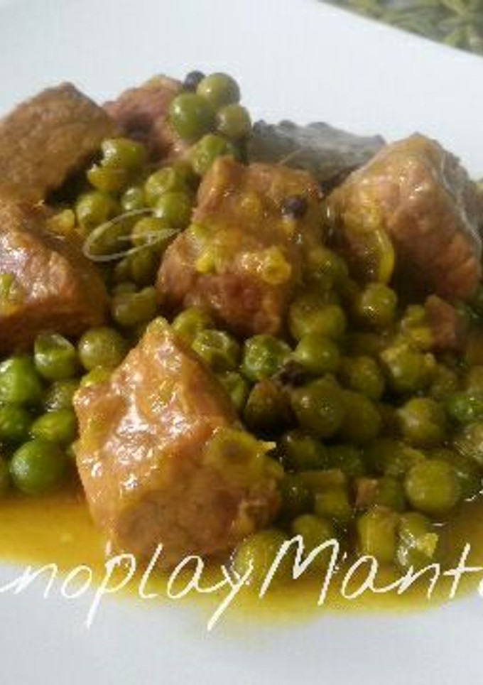 Una foto de Ternera en salsa de cebolla y cúrcuma en GME, F y G y tradicional