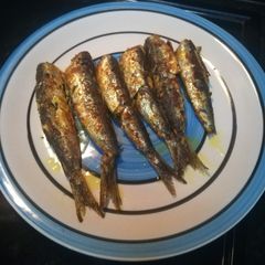 A picture of Mackerel fish fry.