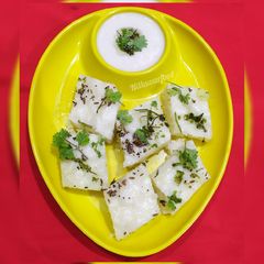 A picture of Instant Rava Dhokla Recipe.