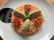 A picture of brinjal rice