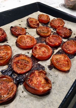 A picture of Slow Roasted Tomatoes.