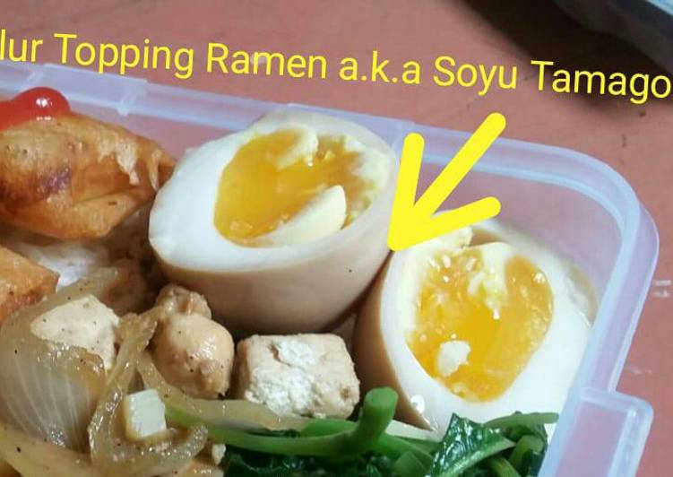 Soyu Tamago (Telur ramen)