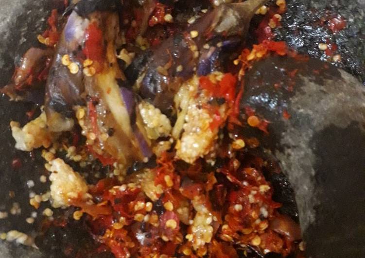 Sambal Bakar Penyet Terong