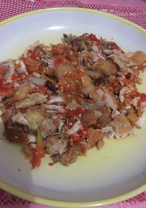 Foto resep Ayam geprek super pedaasss