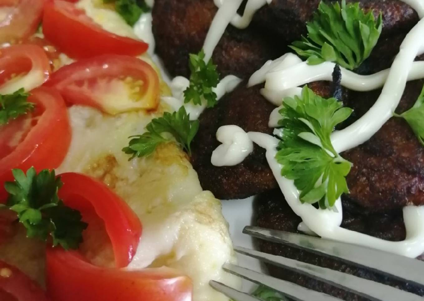 Mini Pancake ou galette de banane plantain