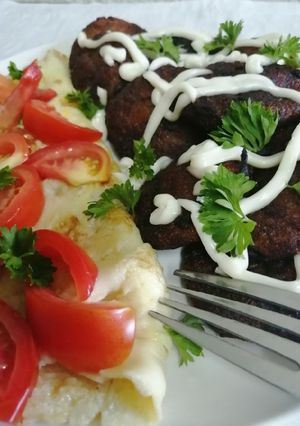 Une photo de Mini Pancake ou galette de banane plantain