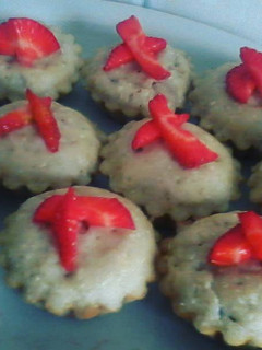 Una foto de Cupcakes de cambur y coco