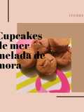 Cupcakes de mermelada de mora