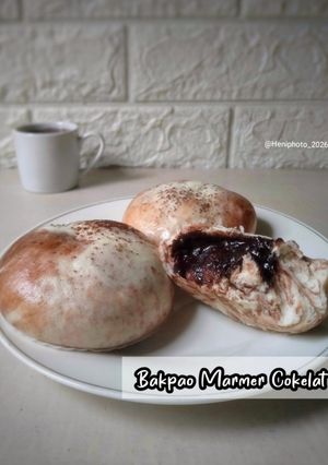 Foto resep Bakpao Marmer Cokelat