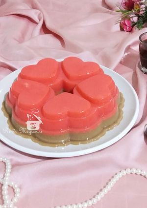 Foto resep 267. Puding Strawbery Moka