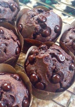 Foto resep Muffin Cokelat Tanpa Telur