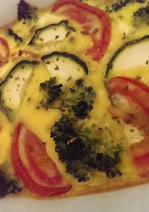 蔬菜烤蛋 的食譜成品照片