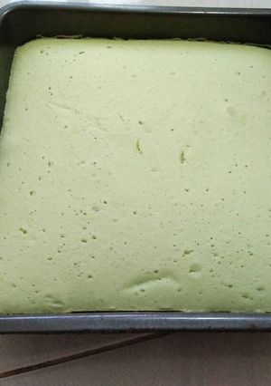 Foto resep Bolu Pandan Simple