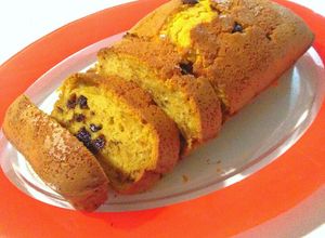 Foto principal de Bizcocho de calabaza con chispas de chocolate