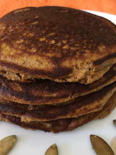 Una foto de Hot cakes de calabaza 🎃/ low carb