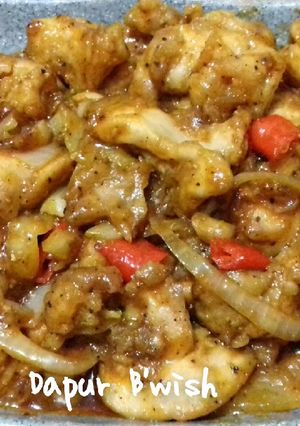 Foto resep Ayam Lada Hitam ala Restoran