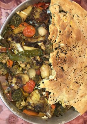 صورة لوصفة صينيه اللحمة مع الخضار 😋