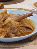 Conejo con Berza receta tradicional
