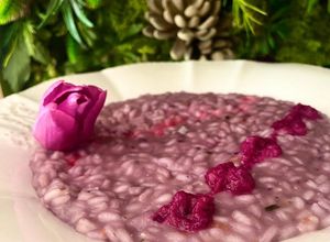 Foto di Risotto al cavolo viola e gorgonzola