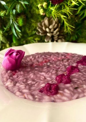 Foto di Risotto al cavolo viola e gorgonzola