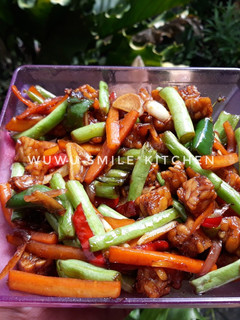 Foto resep Oseng Tempe, Buncis, Wortel/Oseng Tempe Pelangi