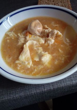 Tojásos leves recept fotója
