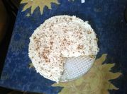 Una foto de tarta de ricota sin horno
