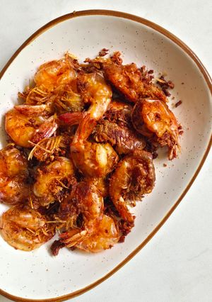 Foto resep Udang Goreng simpel
