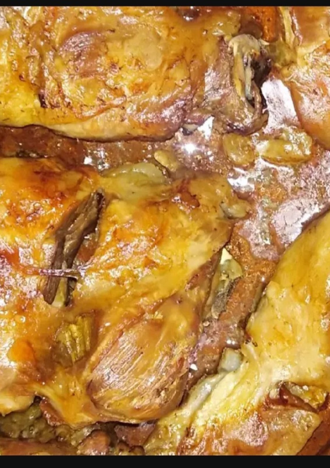 Una foto de Lechazo castellano asado